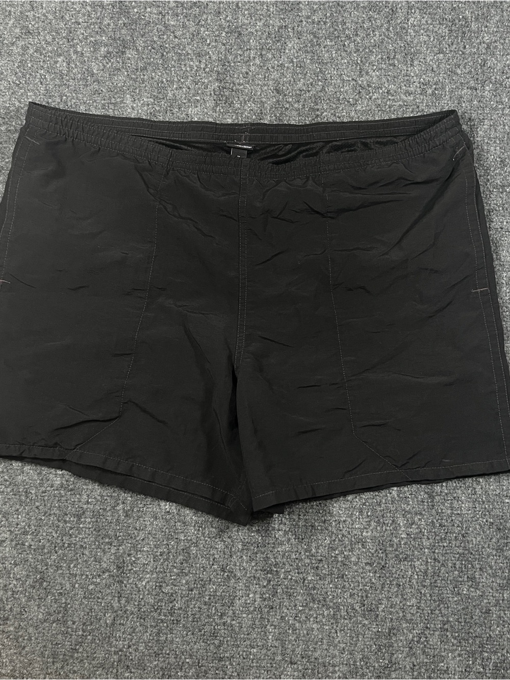 Patagonia Mens Baggies Shorts 5 Inch Inseam Black Lined Medium Swim Trunks